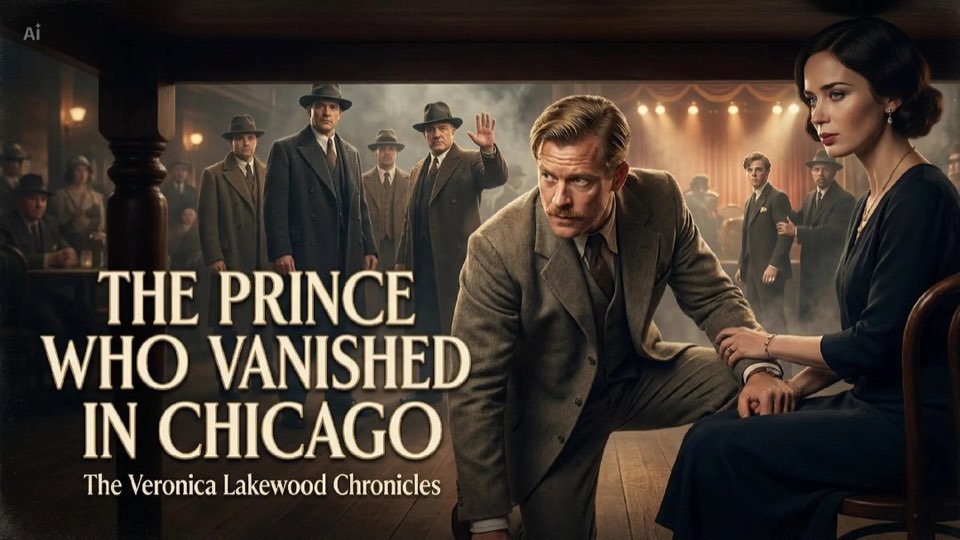 Cover illustration for The Prince Who Vanished in Chicago