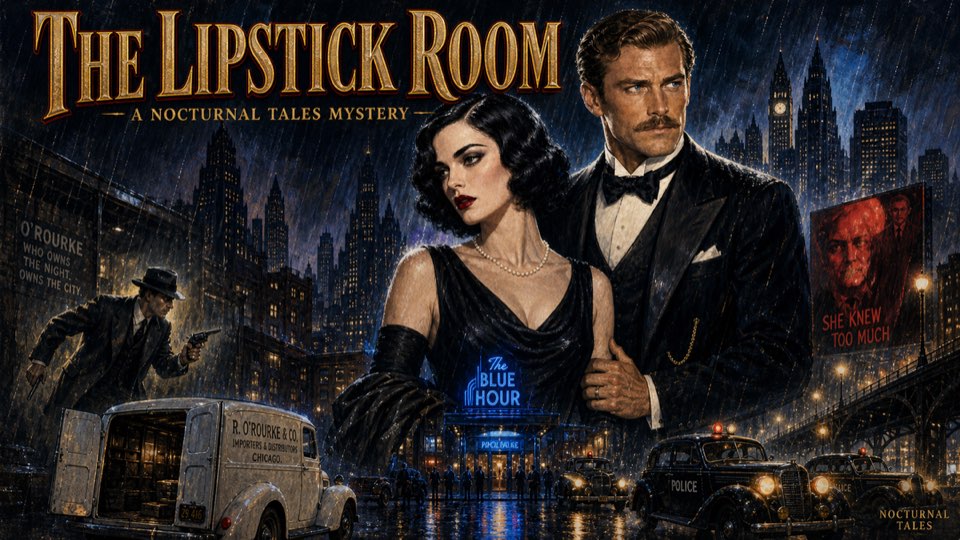 Cover illustration for Veronica Lakewood — The Lipstick Room, Part II