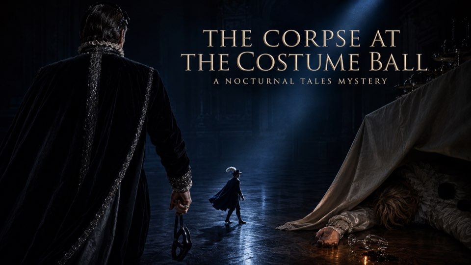 Cover illustration for The Corpse at the Costume Ball