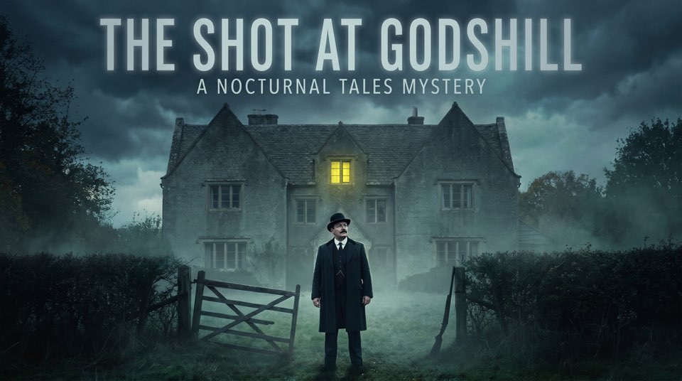 Cover illustration for The Shot at Godshill