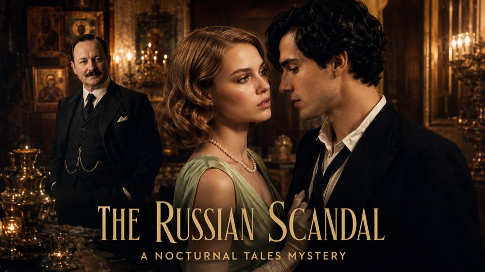Cover illustration for The Russian Scandal