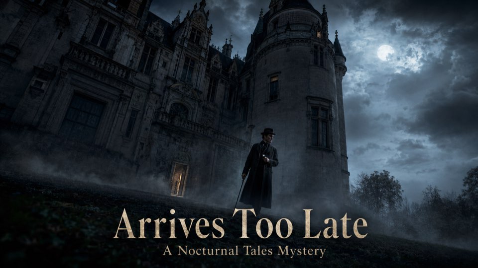 Cover illustration for Sherlock Holmes Arrives Too Late
