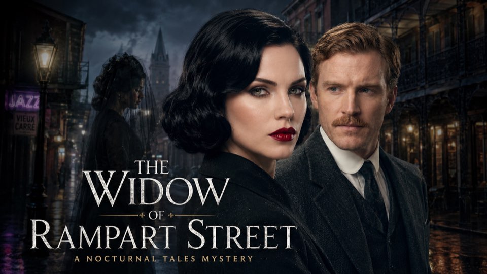 Cover illustration for The Widow of Rampart Street