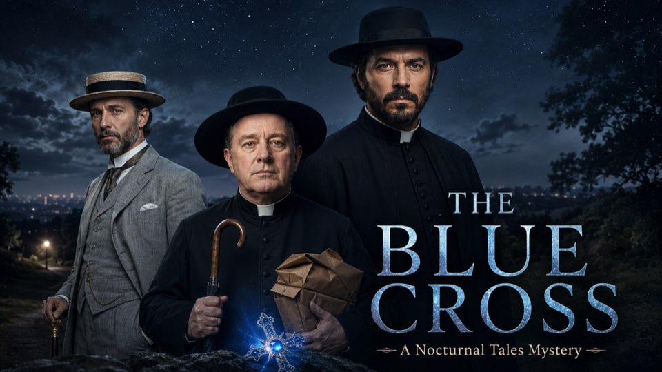 Cover illustration for The Blue Cross