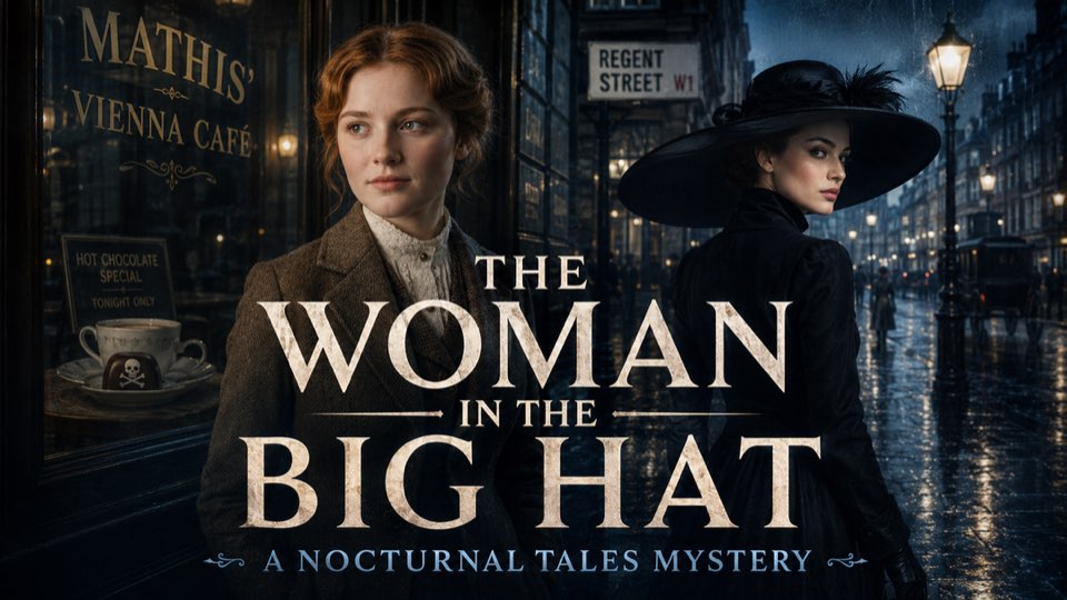 Cover illustration for The Woman in the Big Hat