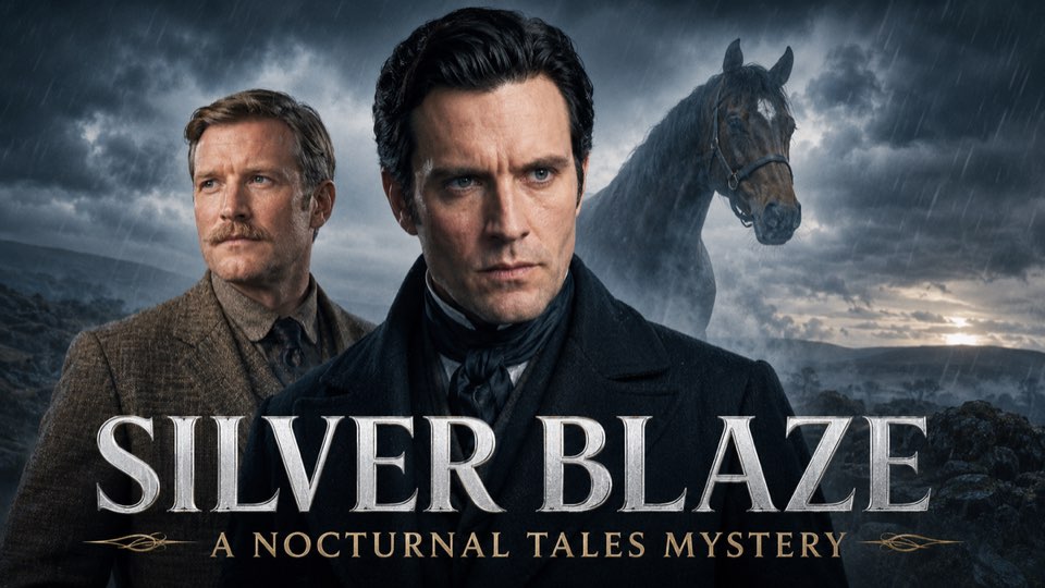 Cover illustration for Silver Blaze