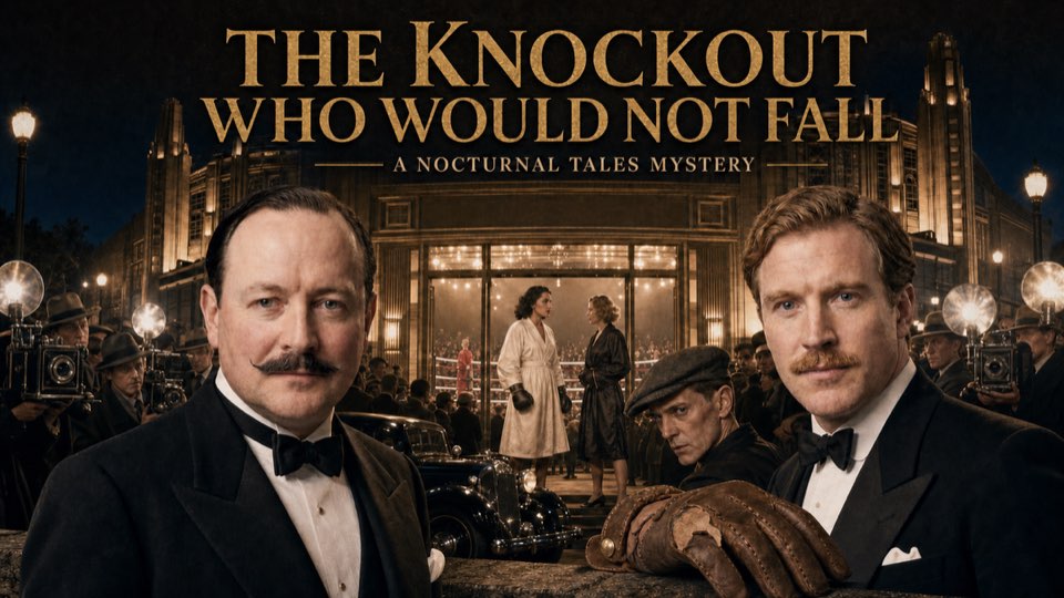 Cover illustration for The Knockout Who Would Not Fall
