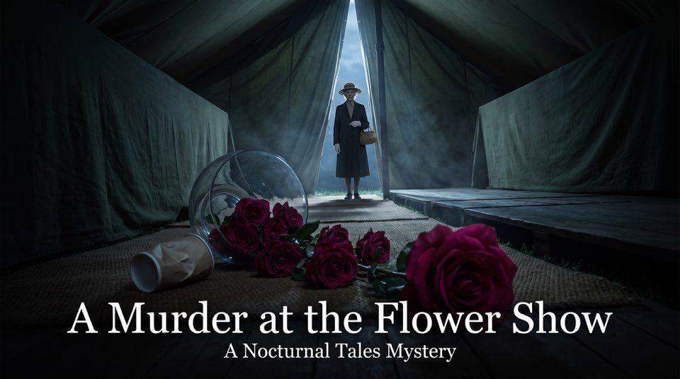 Cover illustration for A Murder at the Flower Show