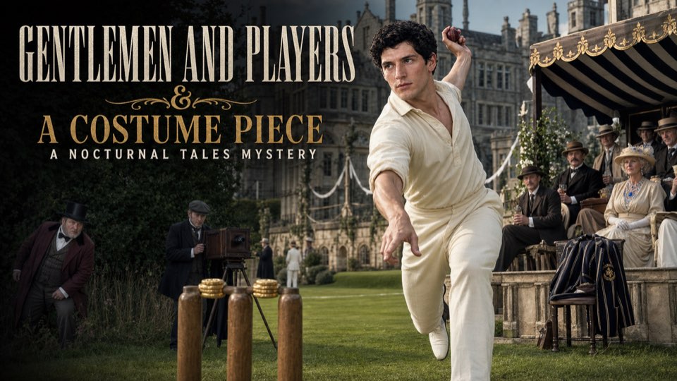 Cover illustration for Gentlemen and Players & A Costume Piece