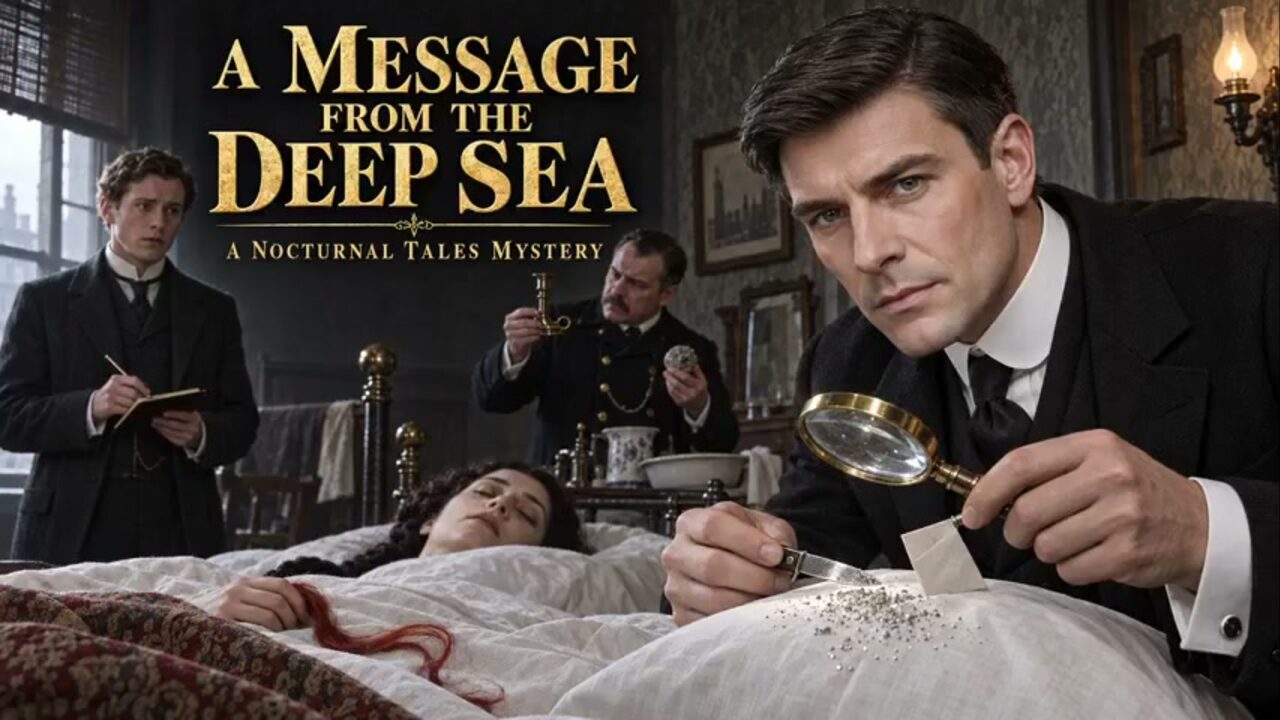 Cover illustration for A Message from the Deep Sea