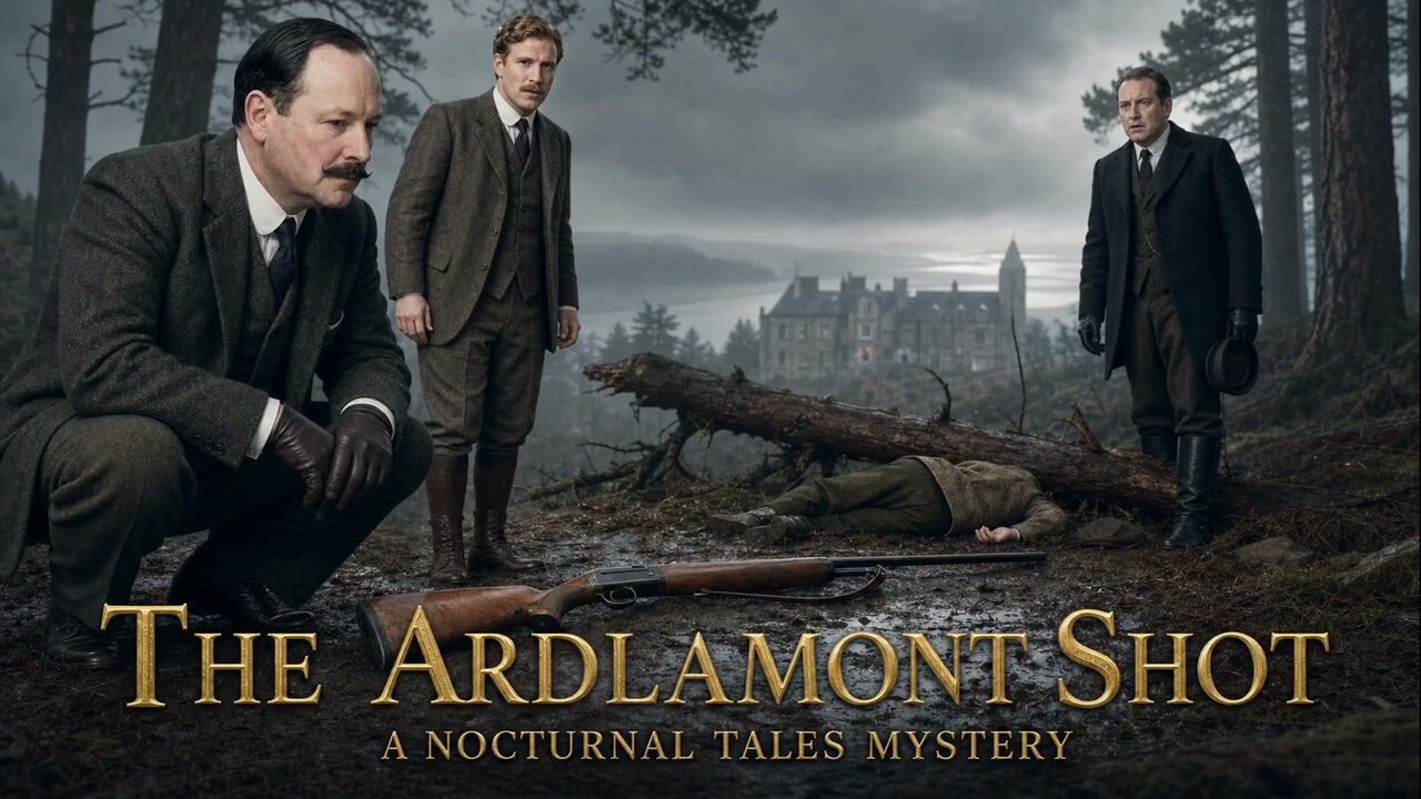 Cover illustration for The Ardlamont Shot