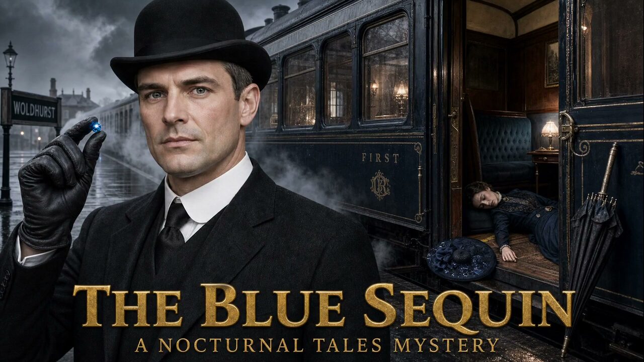 Cover illustration for The Blue Sequin