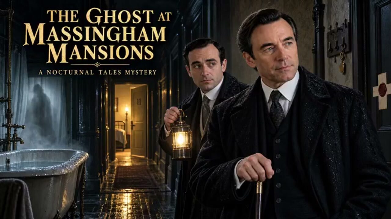 Cover illustration for The Ghost at Massingham Mansions