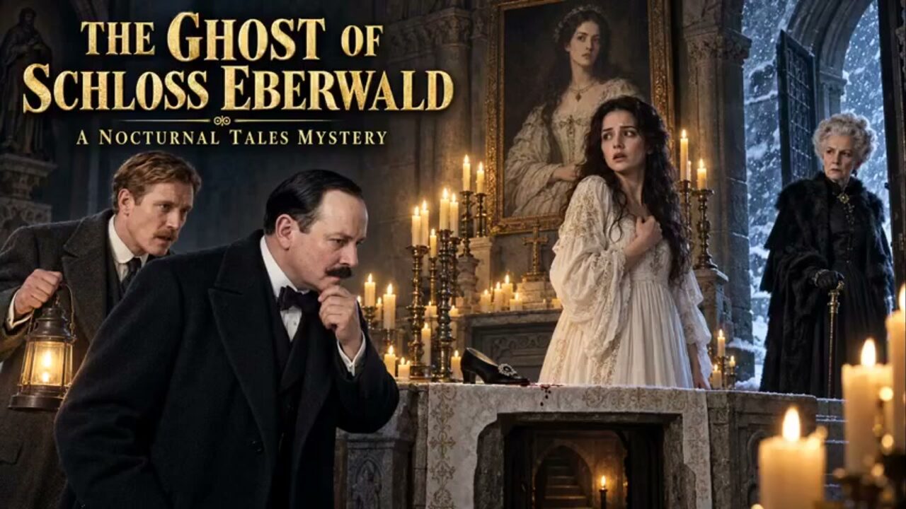 Cover illustration for The Ghost of Schloss Eberwald