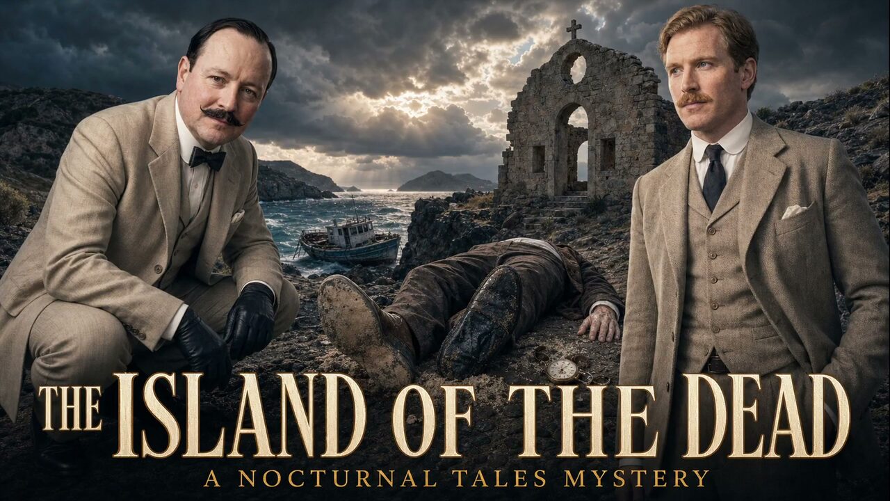 Cover illustration for The Island of the Dead