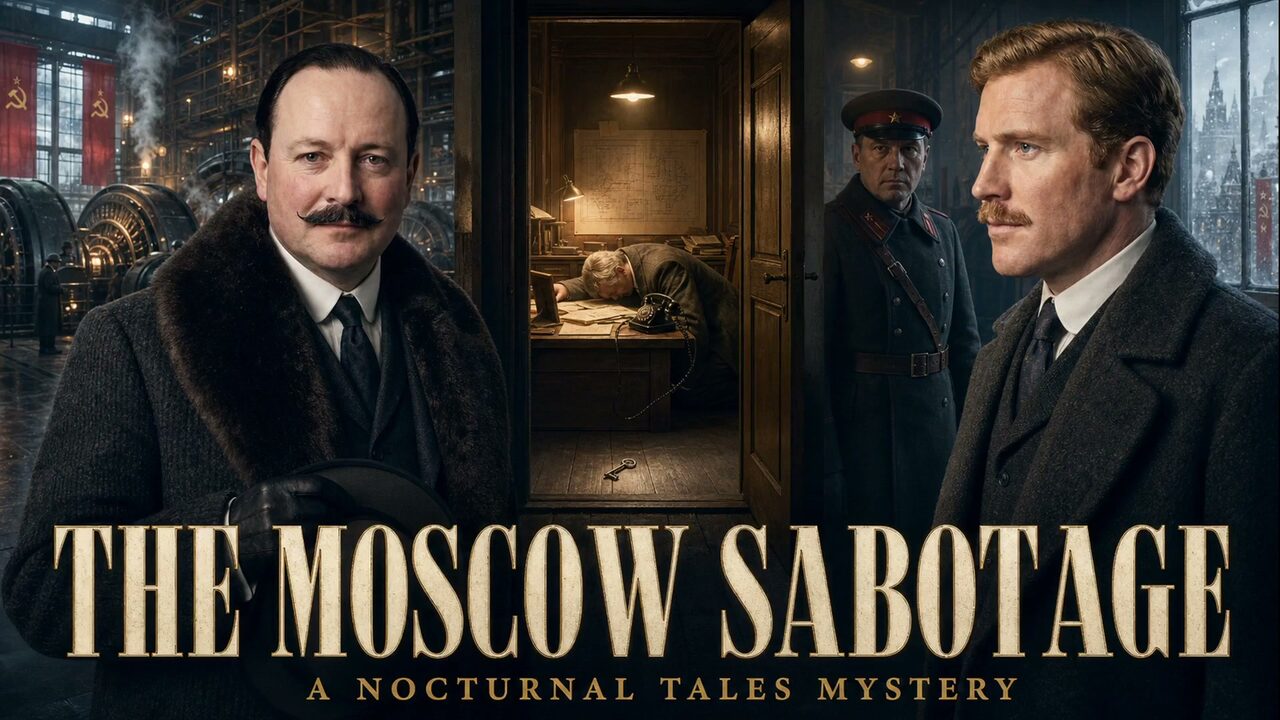 Cover illustration for The Moscow Sabotage