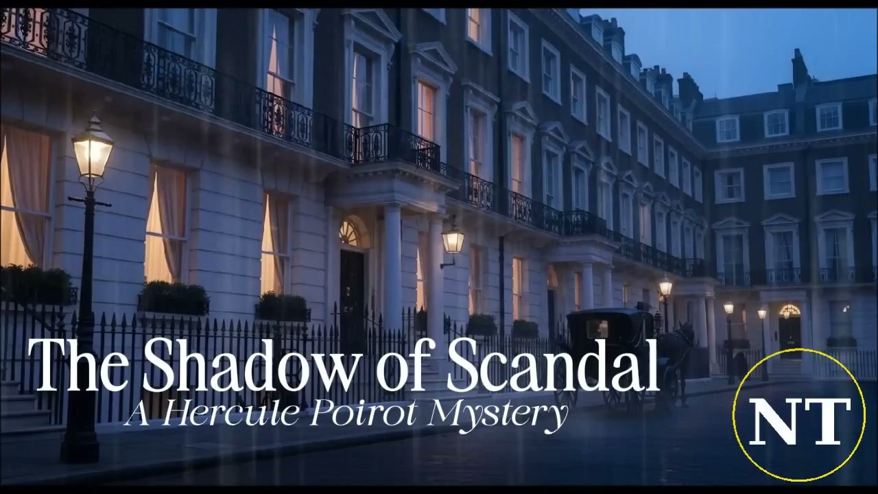 Cover illustration for The Shadow of Scandal