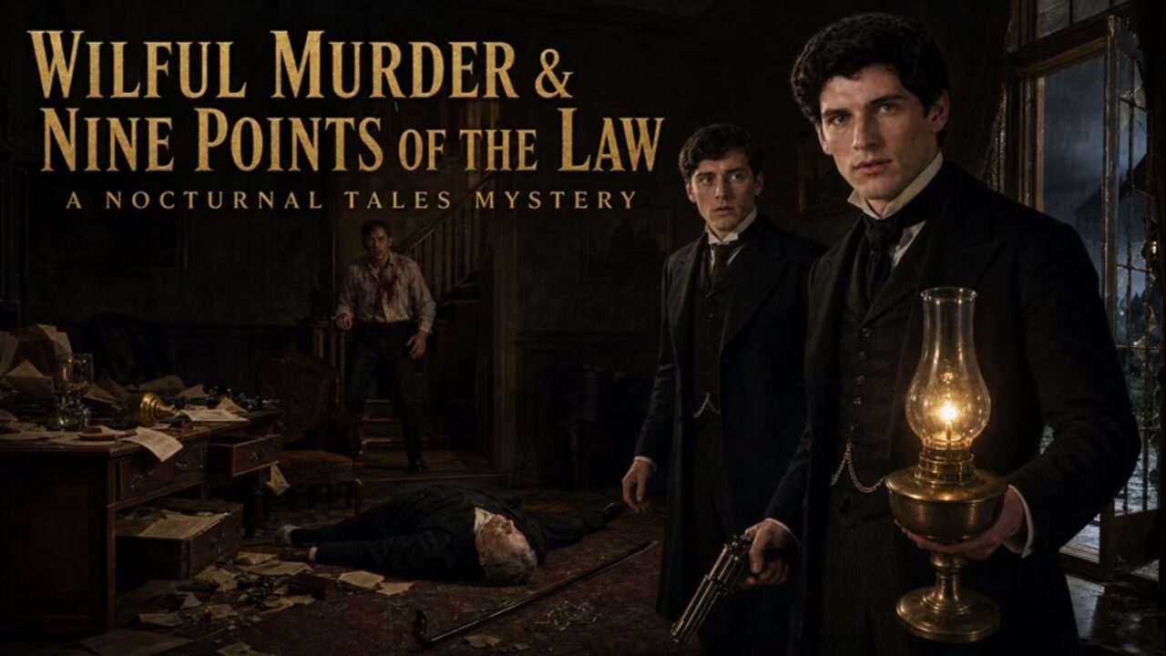 Cover illustration for Wilful Murder & Nine Points of the Law
